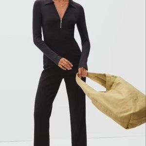 Everlane The Ribbed Flare Pant, XS, Like New